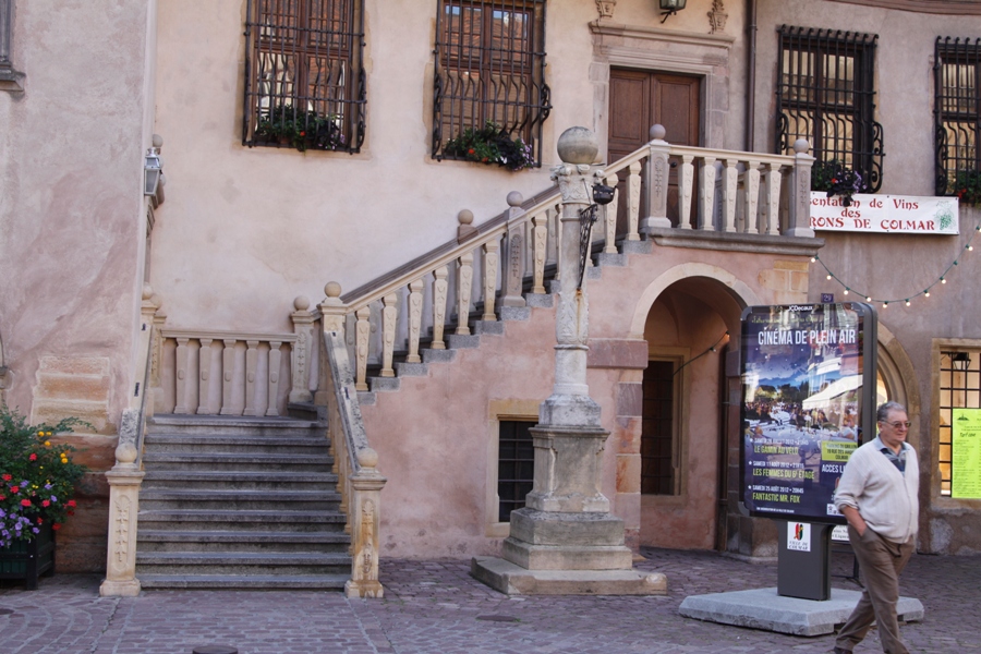 Una piazza di Colmar -A square of Colmar